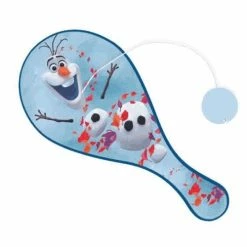 Party Animal Direct Frozen 2 Paddle Ball Multicoloured