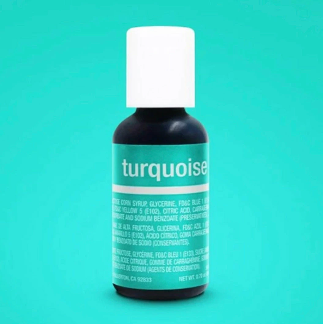 Party Animal Direct Turquoise Liquid Colouring 0.7oz Cake Making Supplies