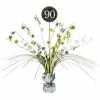 Party Animal Direct SPARKLING CELEBRATION 90TH BIRTHDAY FOIL SPRAY CENTREPIECE