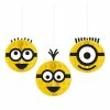 Party Animal Direct Despicable Me Honeycomb Decorations 3pk