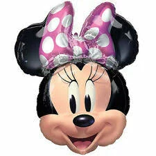 Party Animal Direct Minnie Mouse Head Supershape Foil Supershape Foil Balloons