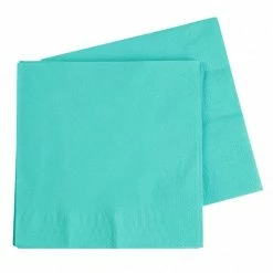 Party Animal Direct Classic Turquoise Dinner Napkins Mermaid Party