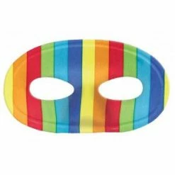 Party Animal Direct Costumes Rainbow Face Mask