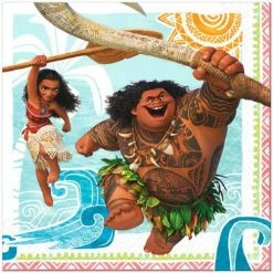 Party Animal Direct Moana Large Paper Napkins
