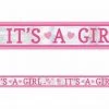 Party Animal Direct IT'S A GIRL BABY SHOWER FOIL BANNER