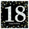 Party Animal Direct CELEBRATION 18TH BIRTHDAY LARGE NAPKINS / SERVIETTES (PACK OF 16)