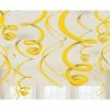 Party Animal Direct Swirl Decoration - Yellow
