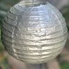 Party Animal Direct SILVER PAPER LANTERN 25.4CM