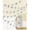 Party Animal Direct 6 DOT GARLAND - SILVER