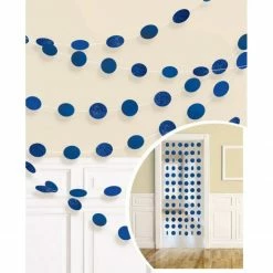 Party Animal Direct 6 DOT GARLAND - ROYAL BLUE