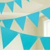 Party Animal Direct PENNANT BANNER - CARIBBEAN BLUE