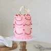 Party Animal Direct ONE GOLD & CLEAR ACRYLIC CAKE TOPPER 1st Birthday