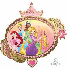 Party Animal Direct Disney Princesses Supershape Foil Balloon Supershape Foil Balloons