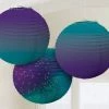 Party Animal Direct Pastel Ombré Purple & Blue Paper Landerns