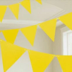 Party Animal Direct YELLOW PENNANT BANNER