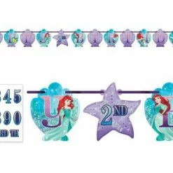 Party Animal Direct Ariel (Disney Princess) Ariel Jumbo Letter Banner Kit