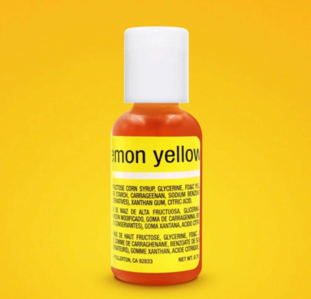 Party Animal Direct Lemon Yellow Liquid Colour 0.7oz