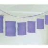 Party Animal Direct PAPER LANTERN GARLAND - PURPLE