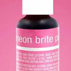 Party Animal Direct Cake Making Supplies Neon Brite Pink Liquid Colouring 0.7oz