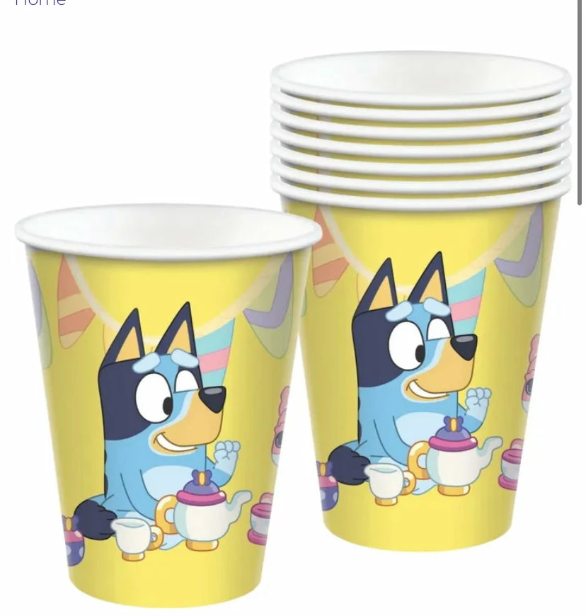 Party Animal Direct Bluey Cups
