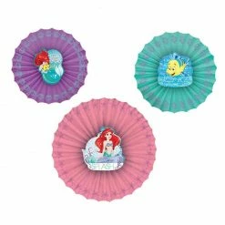 Party Animal Direct Disney Princess Paper Fan Decorations Ariel (Disney Princess)