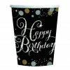 Party Animal Direct SPARKLING CELEBRATION HAPPY BIRTHDAY PAPER CUPS (PACK OF 8)