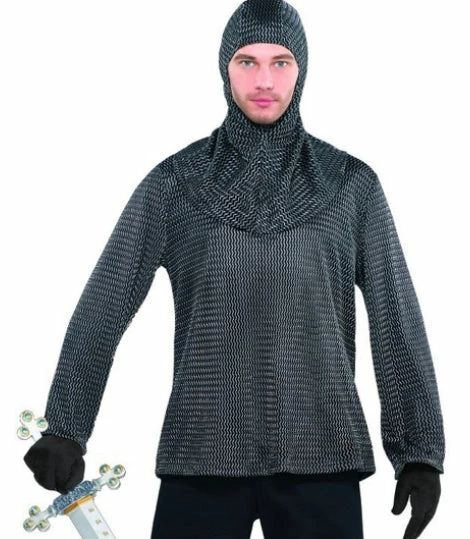 Party Animal Direct Chainmail Tunic And Cowl Costumes