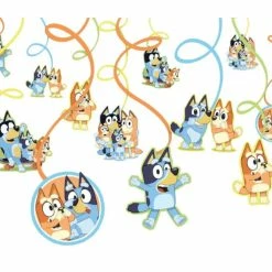 Party Animal Direct Bluey Swirl Decorations