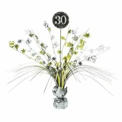 Party Animal Direct 30TH BIRTHDAY FOIL SPRAY CENTREPIECE