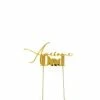 Party Animal Direct AWESOME DAD GOLD METAL TOPPER Cake Toppers