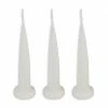 Party Animal Direct Cake Making Supplies Bullet Candle - White (each)