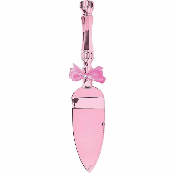 Party Animal Direct PINK PLASTIC CAKE SERVER