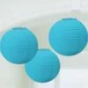 Party Animal Direct PAPER LANTERNS BLUE (PACK OF 3)