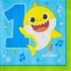 Party Animal Direct Baby Shark 1st Birthday Napkins 16pk