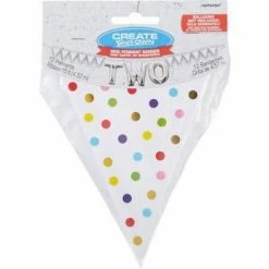 Party Animal Direct Create Your Own Mini Pennant Banner Dots