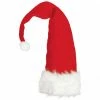 Party Animal Direct Santa Hat - Adult - Long Red Christmas Costumes
