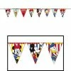 Party Animal Direct Disney Mickey Carnival Banner Flag Pennant 2.4m Mickey Mouse