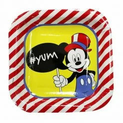 Party Animal Direct Disney Mickey Mouse Vintage Carnival - Small Plates Pack Of 8