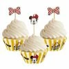 AMSCAN Disney Mickey Mouse Vintage Carnival Cupcake Cases - Pack Of 24