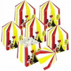 Party Animal Direct Disney Mickey Mouse Vintage Carnival Favour Boxes - Pack Of 6