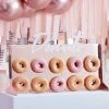 Party Animal Direct ROSE GOLD FOILED DONUT WALL