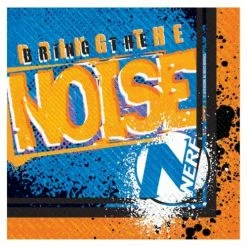 Party Animal Direct Nerf Lunch Napkins - 16 Pack Nerf Gun