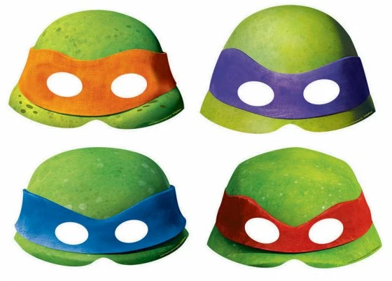 Party Animal Direct TEENAGE MUTANT NINJA TURTLES PAPER MASKS