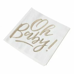 Ginger Ray OH BABY! BABY SHOWER NAPKINS