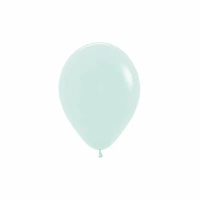 Party Animal Direct Plain Latex Balloons Pastel Matte Light Mint Green 30cm Latex Balloon (10 Pieces)