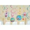 Party Animal Direct Peppa Pig Swirl Decorations 12piece