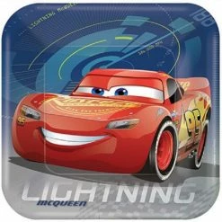 Party Animal Direct DISNEY CARS 3, 8 PK - Plates Dinner