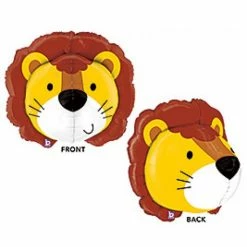 Party Animal Direct 3D LION SUPERSHAPE HEAD Supershape Foil Balloons