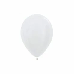 Party Animal Direct Pearl White 30cm Balloon (10pieces) Plain Latex Balloons