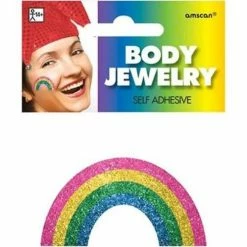 Party Animal Direct Costume Accessories Rainbow Body Jewelry